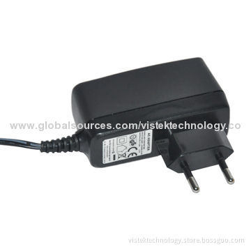 VST 5W EU Wall Mount AC/DC Adapter with Low-ripple and Noise, 47-63Hz Input Frequency Range